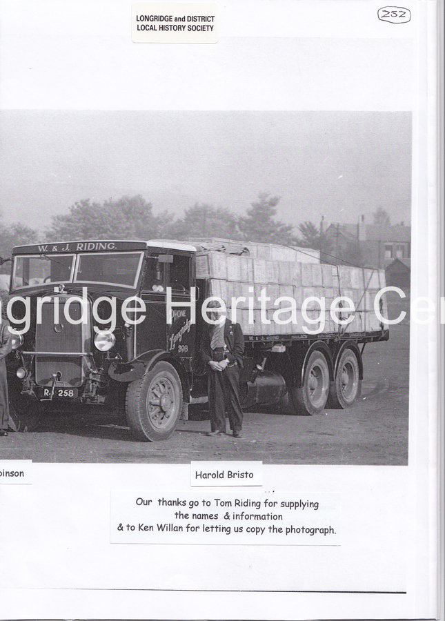 251E - Riding's Lorries - A lineup photographed at Deepdale - 1948